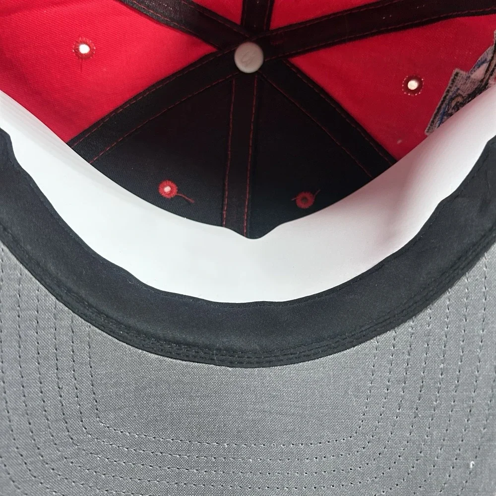 VTG Mark McGwire St. Louis Cardinals Snapback Hat MLB Sid Logo Twins Red Cap